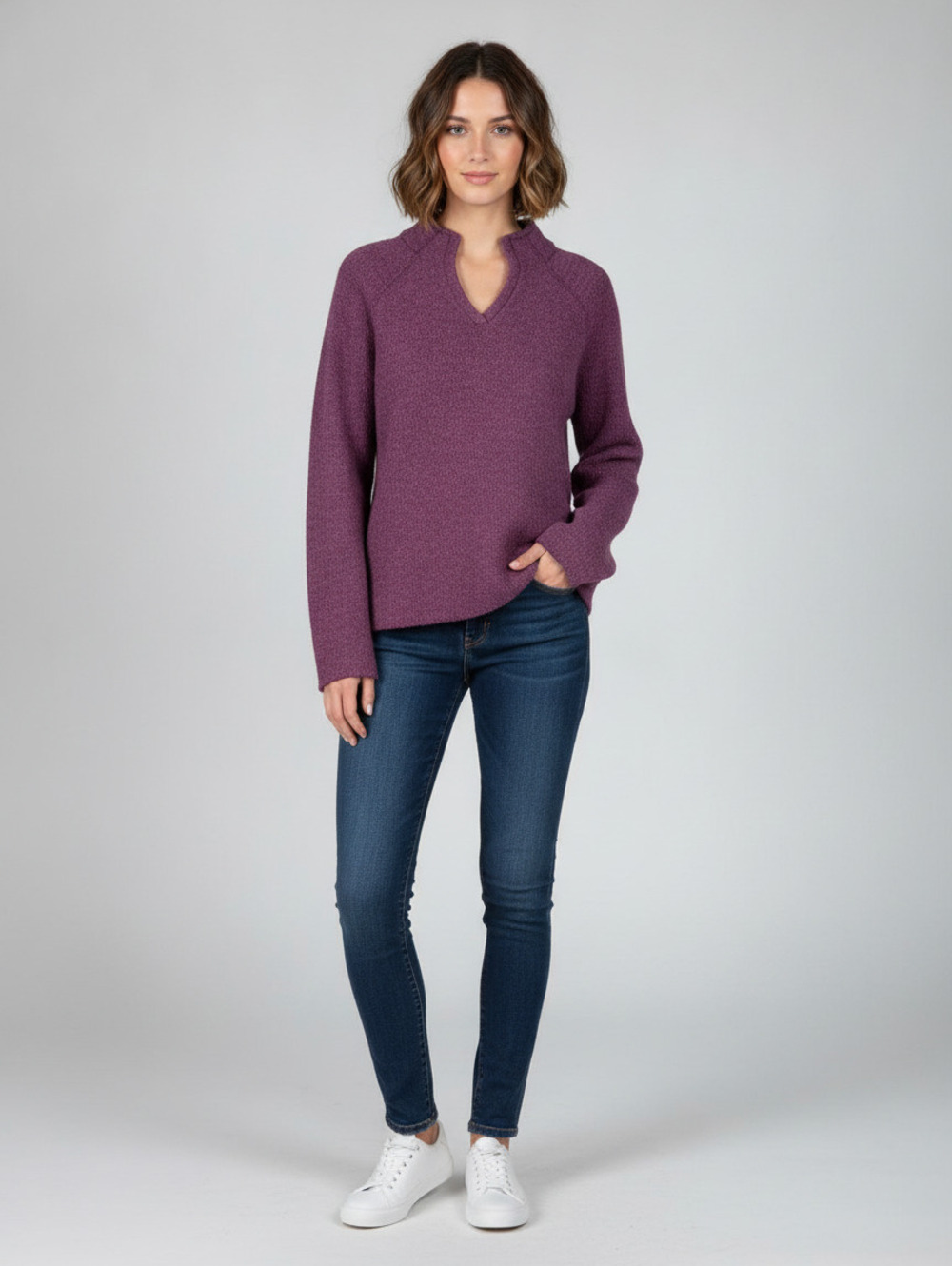 Mountain Hardwear Women's Purple Knit Pullover Sweater SZ XS